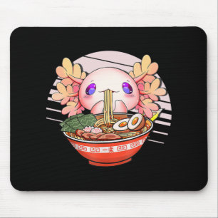 Axolotl Ramen Noodles Japanisch Kawaii Anime Otaku Mousepad