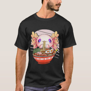 Axolotl Ramen Noodles Japanisch Kawaii Anime Otaku T-Shirt
