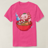 Axolotl Ramen Noodles Kawaii Cute Anime Japanese G T-Shirt (Design vorne)