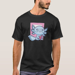 Axolotl Read Book Ambystoma Mexicanum T-Shirt