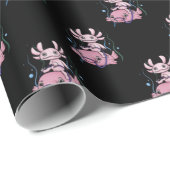 Axolotl Riding Blobfish Geschenkpapier (Rolleneckpunkt)