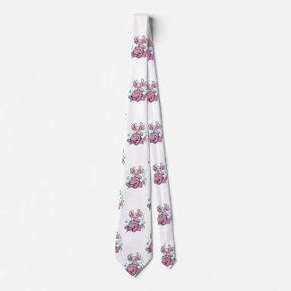 Axolotl Riding Blobfish Neck Tie Krawatte