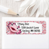 Axolotl Rücksendeadressen-Aufklebers (Insitu)