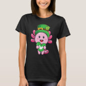 Axolotl Saint Patricks Day Boys Girls Axolotl St P T-Shirt (Vorderseite)