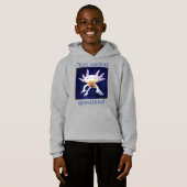 Axolotl Salamander Amphibian Hoodie (Vorne ganz)