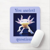 Axolotl Salamander Amphibian Mousepad (Mit Mouse)