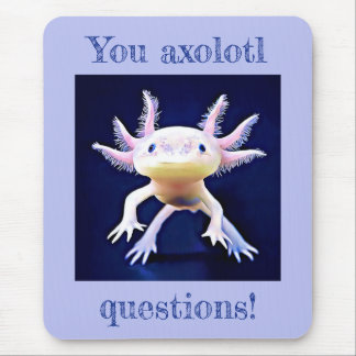 Axolotl Salamander Amphibian Mousepad