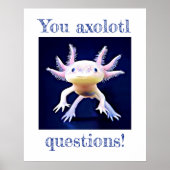 Axolotl Salamander Amphibian Poster (Vorne)