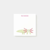 Axolotl Salamander Spaß Personalisierter Name Post-it Klebezettel (Vorderseite)