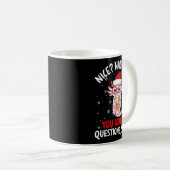 Axolotl Santa Hat Axolotl Questions Christmas Boys Kaffeetasse (VorderseiteRechts)