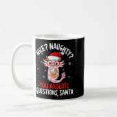 Axolotl Santa Hat Axolotl Questions Christmas Boys Kaffeetasse (Links)
