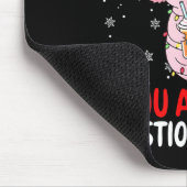 Axolotl Santa Hat Axolotl Questions Christmas Boys Mousepad (Ecke)