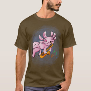 Axolotl Saxophon T-Shirt