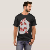 Axolotl-Schädel T-Shirt (Vorne ganz)