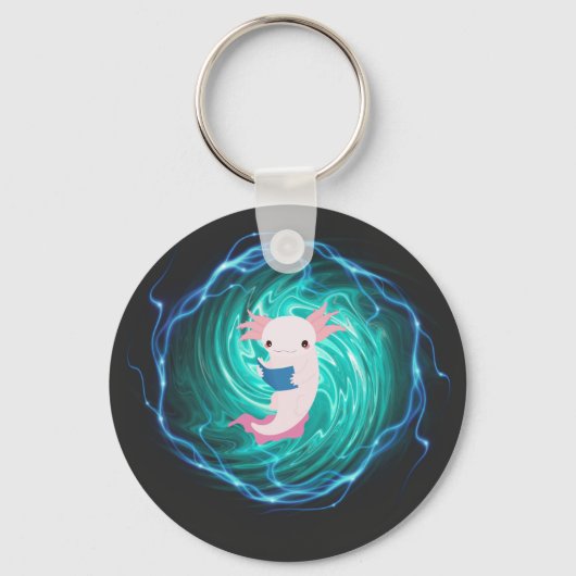 Axolotl Schlüsselanhänger (Vorderseite)