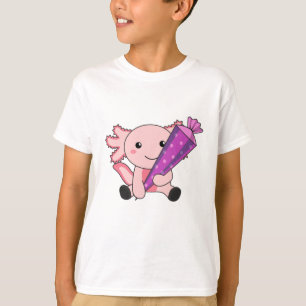 Axolotl School Einschulung Kita 2021 Schulkind T-Shirt