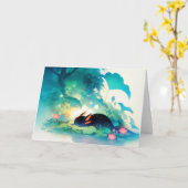 Axolotl Secret Blume Pond Hideaway Karte (Gelbe Blume)