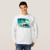 Axolotl Secret Blume Pond Hideaway T-Shirt (Vorne ganz)