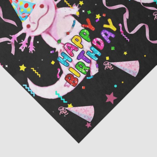 Axolotl Seidenpapier (Ausschnitt)