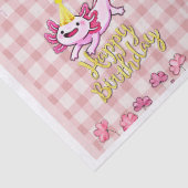 Axolotl Seidenpapier (Detail)