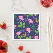 Axolotl Serviette (Beispiel)