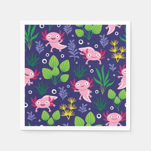 Axolotl Serviette (Vorderseite)