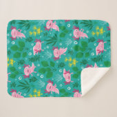 Axolotl Sherpa Blanket Sherpadecke (Vorderseite (Horizontal))