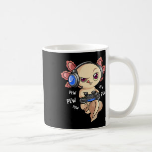 Axolotl Shirt Kids Boys Gamers - Kawaii Videospiel Kaffeetasse