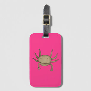 Axolotl sieht Sie an Gepäckanhänger