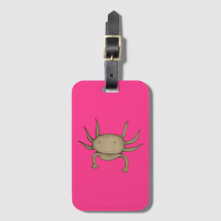 Axolotl sieht Sie an Gepäckanhänger