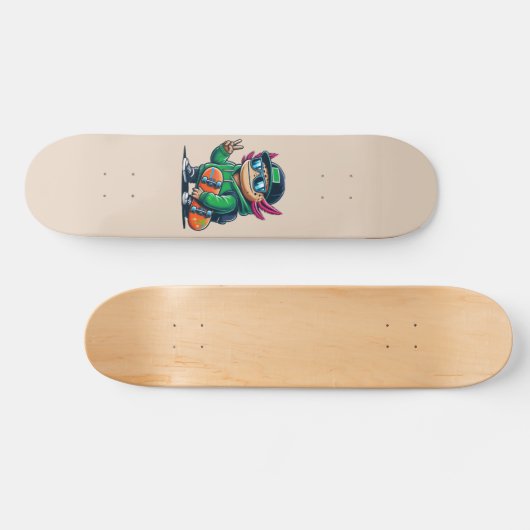 Axolotl Skateboard (Horizontal)