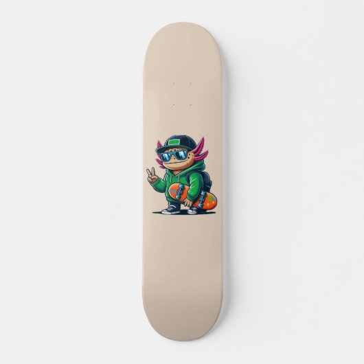 Axolotl Skateboard (Vorne)
