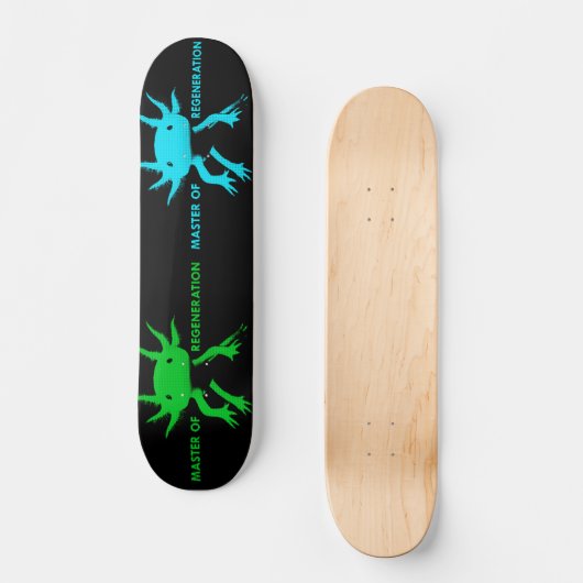 axolotl skateboard (Vorderseite)