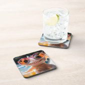 Axolotl-Smile Getränkeuntersetzer (Rechte Seite)