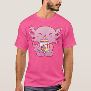Axolotl Snack Süßigkeiten Drink Funny Axolotls Kaw T-Shirt