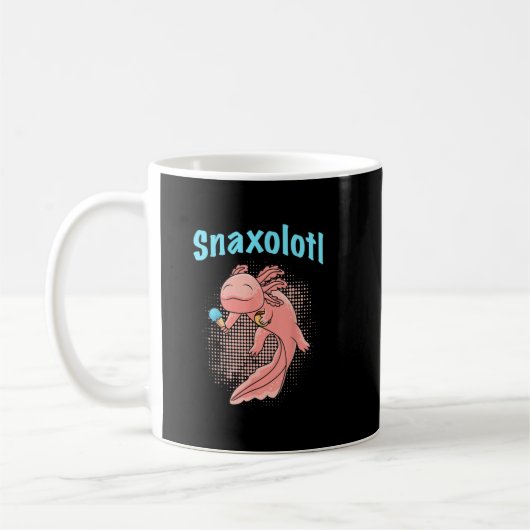 Axolotl Snaxolol Snack Axolotl Ice Cream Kaffeetasse (Links)