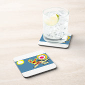 Axolotl-Sommer  Getränkeuntersetzer (Rechte Seite)