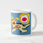 Axolotl-Sommer Jumbo-Tasse (Vorderseite Rechts)
