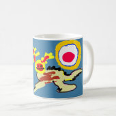 Axolotl-Sommer Kaffeetasse (VorderseiteRechts)