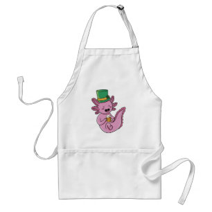 Axolotl St Patricks Day - Irish Beer Lover Schürze