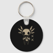 Axolotl Still Emo Goth Schlüsselanhänger (Vorderseite)