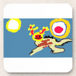 Axolotl summer getränkeuntersetzer