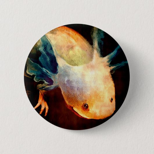 Axolotl Sun Button (Vorderseite)