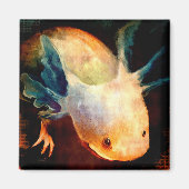 Axolotl Sun Magnet (Vorne)