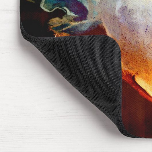 Axolotl Sun Mousepad (Ecke)