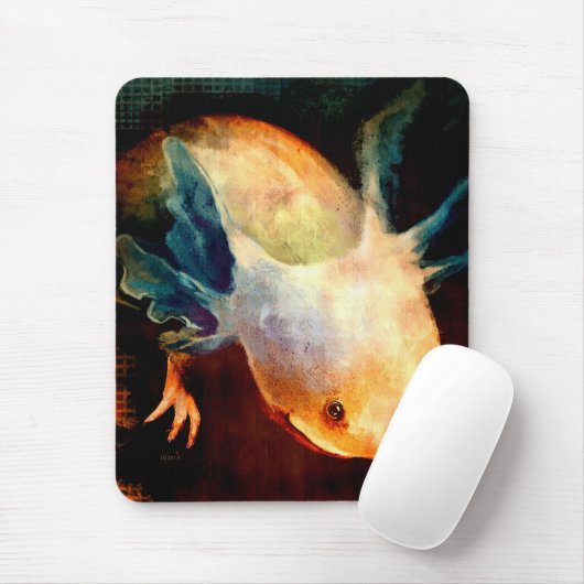 Axolotl Sun Mousepad (Mit Mouse)