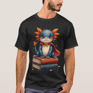 Axolotl Superhelden Leser - BookTok Dunkle Akademi T-Shirt