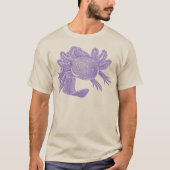 Axolotl T-Shirt - PURPUR (Vorderseite)