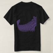 Axolotl T-Shirt - PURPUR (Design Rückseite)