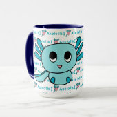 Axolotl-Tasse Tasse (Vorderseite Links)